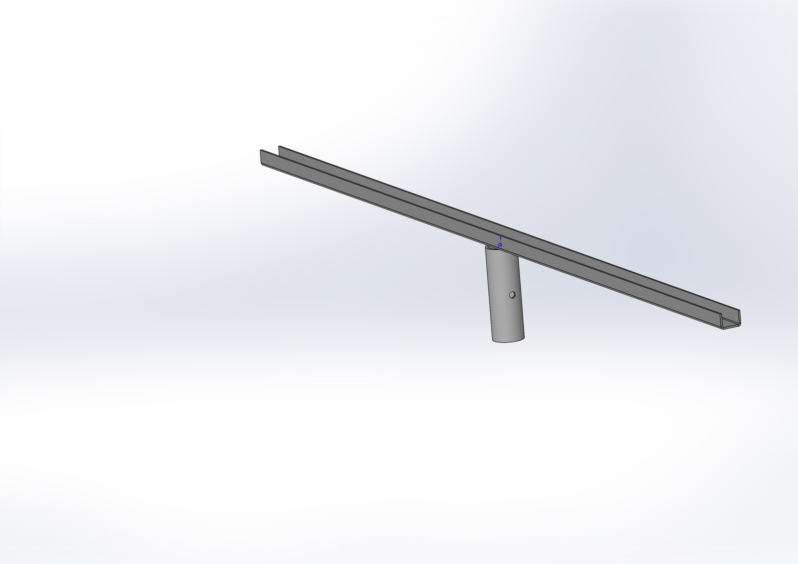 Bracket top D20 f/support pipe culina 1000mm